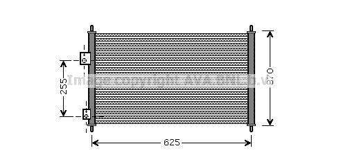 AVA QUALITY COOLING Конденсатор, кондиционер HD5202